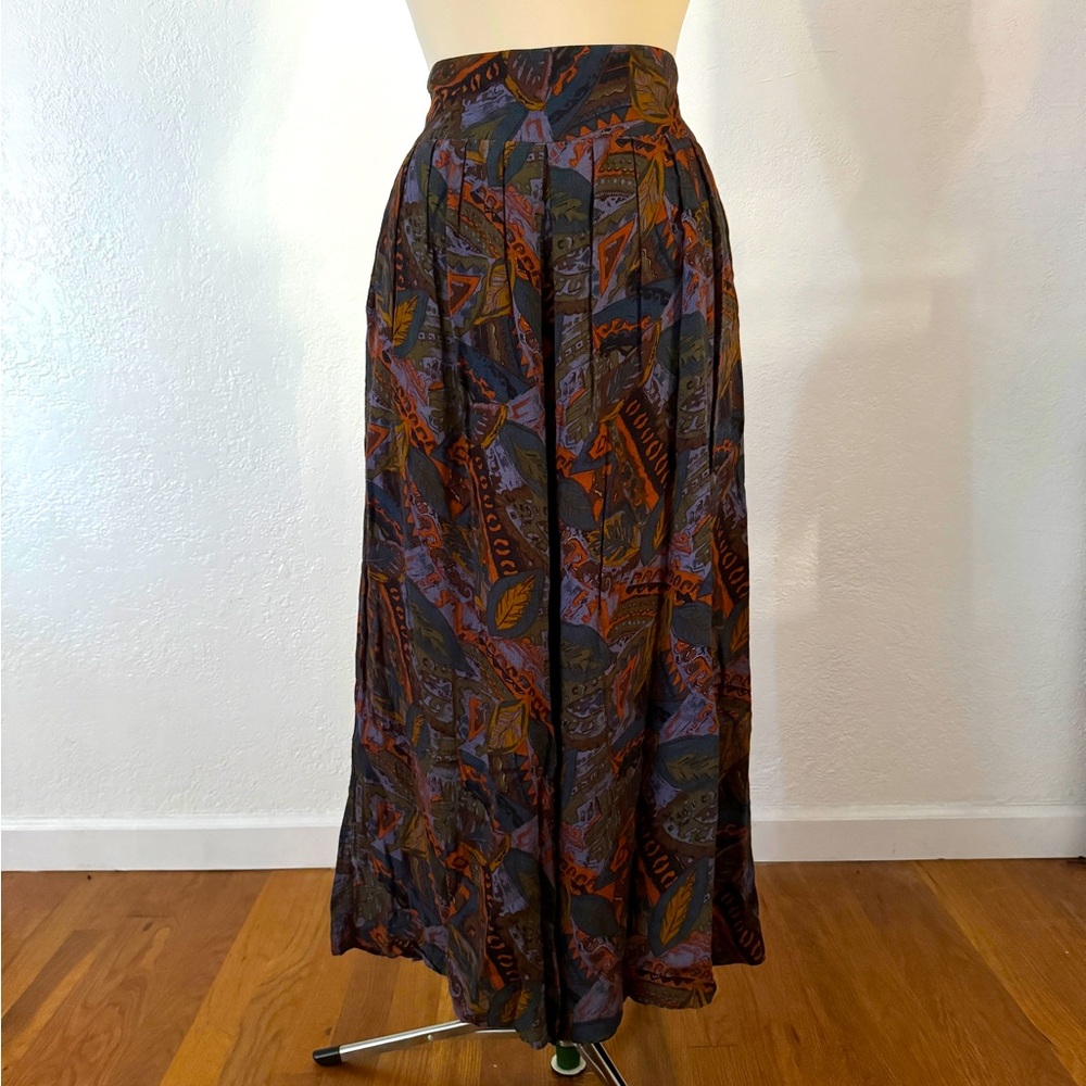 Vintage patterned palazzo pants